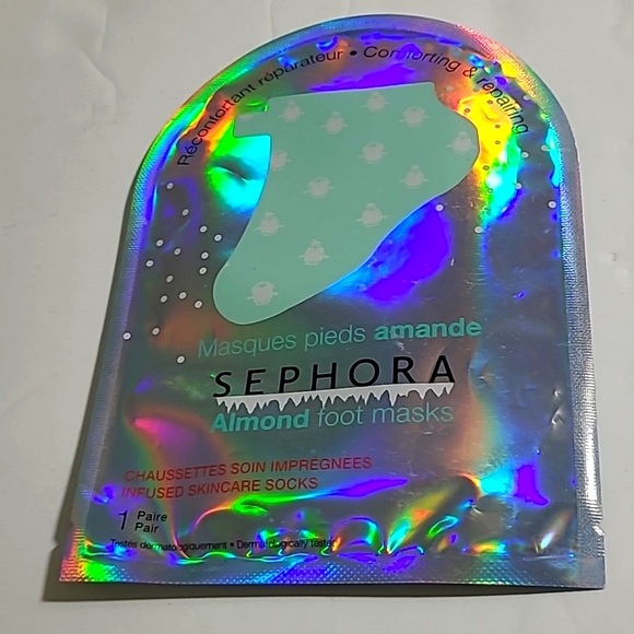 3 for/ $20 Sephora Almond Foot Mask Hologram Packaging - Picture 4 of 7